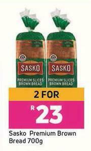 Game Sasko Premium Brown Bread-For 2 x 700g offer