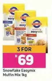 Game Snowflake Easymix Muffin Mix-For 3 x 1Kg offer