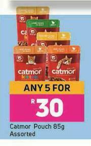 Game Catmor Pouch Assorted-For Any 5 x 85g offer