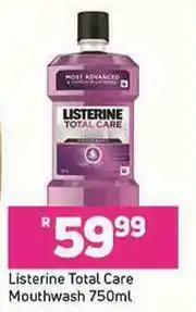 Game Listerine Total Care Mouthwash-750ml offer