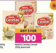 Game Nestle Cerelac Cereal Assorted-For Any 3 x 250g offer