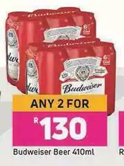 Budweiser Beer-For Any 2 x 410ml