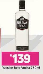 Game Russian Bear Vodka-750ml offer