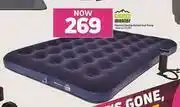 Game Camp Master Flocked Double Airbed & Pump offer