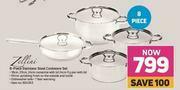 Game Zellini 8 Piece Stainless Steel Cookware Set offer