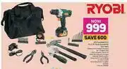 Game Ryobi 18V Cordless Drill + 70 Piece Access Kit Hid-180K offer