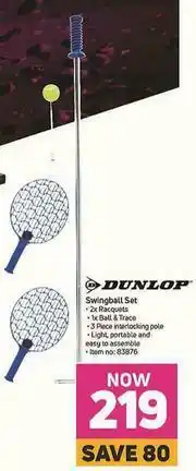 Game Dunlop Swingball Set-Per Set offer