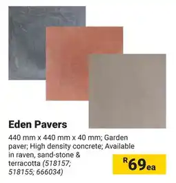 Builders Warehouse Eden Pavers offer