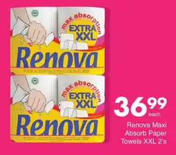 Save Hyper Renova Maxi Absorb Paper Towels XXL offer
