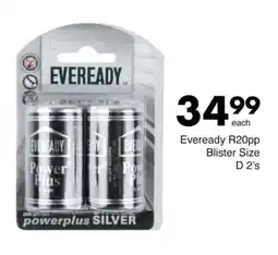 Save Hyper Eveready R20pp Blister Size D offer