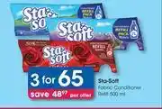 Clicks Sta Soft Fabric Conditioner Refill-For 3 x 500ml offer
