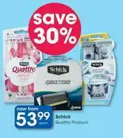 Clicks Schick Quattro Products-Each offer