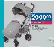 Chicco Life Way 3 Basic Stroller With Bumper Bar-Each