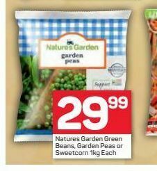 Nature's garden frozen mixed vegetables