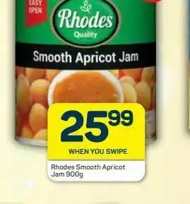 Pick n Pay Hypermarket Rhodes apricot jam offer