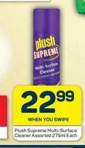 Plush cleaner