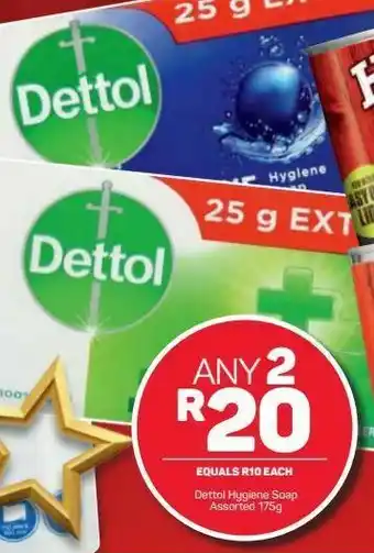 Pick n Pay Hypermarket Dettol bath soap 2 offer