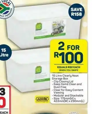 Pick n Pay Hypermarket Storage boxes 2 offer