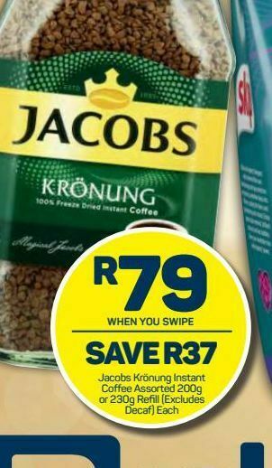 Pick n Pay Jacobs coffee offer