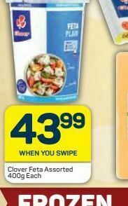 Pick n Pay Clover feta cheese offer