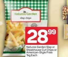 Pick n Pay Nature's garden frozen chips offer