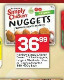 Pick n Pay Rainbow simply chicken nuggets offer