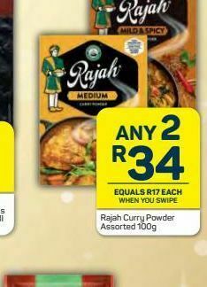 Pick n Pay Rajah curry powder 2 offer
