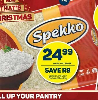 Pick n Pay Spekko long grain rice offer