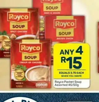 Pick n Pay Royco packet soup 4 offer