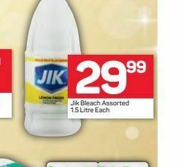 Pick n Pay Jik bleach offer