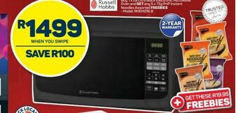 Pick n Pay Russell hobbs microwave oven offer