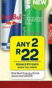 Pick n Pay Red bull energy drink 2 offer
