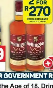 Pick n Pay Wellington brandy 2 offer