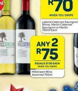 Pick n Pay Millstream wine offer