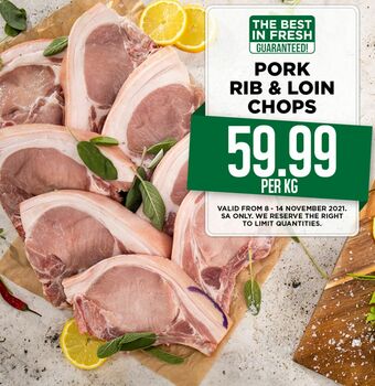 Food Lover's Market Pork chops offer