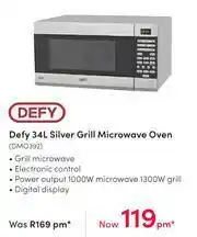 Teljoy Defy 34L Silver Grill Microwave Oven DMO392 offer