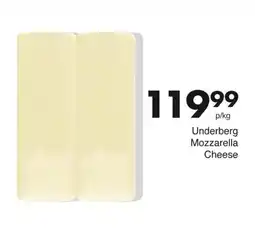 Save Hyper Underberg Mozzarella Cheese offer