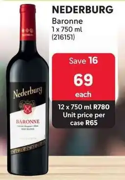 Makro NEDERBURG Baronne offer