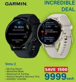 Incredible Connection GARMIN Venu 3 offer
