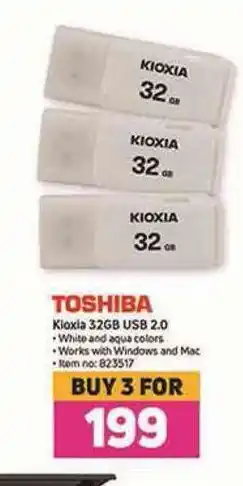 Game Toshiba - Kloxia 32GB 2.0 offer