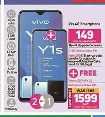Game Vivo - Y1s 4G Smartphone offer