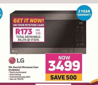 Game LG - 56L Neochef Microwave Oven offer