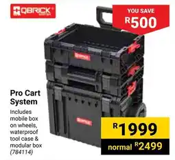 Builders Warehouse Pro Cart System offer