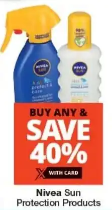 Checkers Nivea Sun Protection Products offer