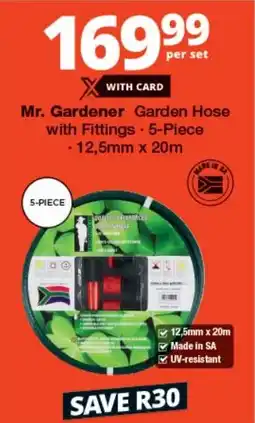 Mr. Gardener Garden Hose with Fittings