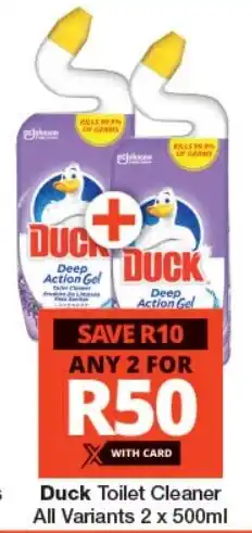 Checkers Duck Toilet Cleaner All Variants offer