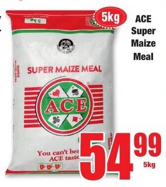 ACE Super Maize Meal 5 kg offer at Boxer Superstores