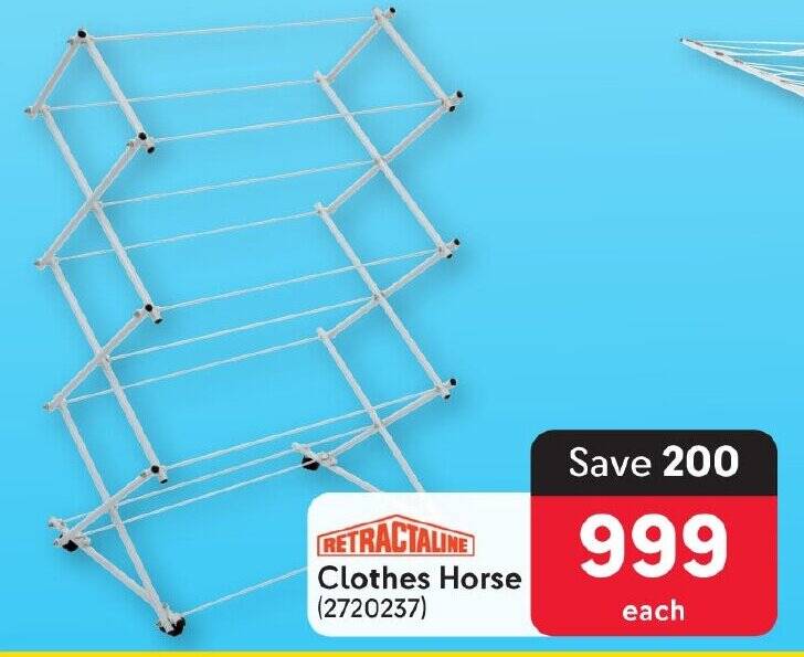 RETRACTALINE Clothes Horse offer at Makro