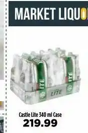Castle lite beer