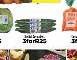 Food Lover's Market English cucumbers 3 offer